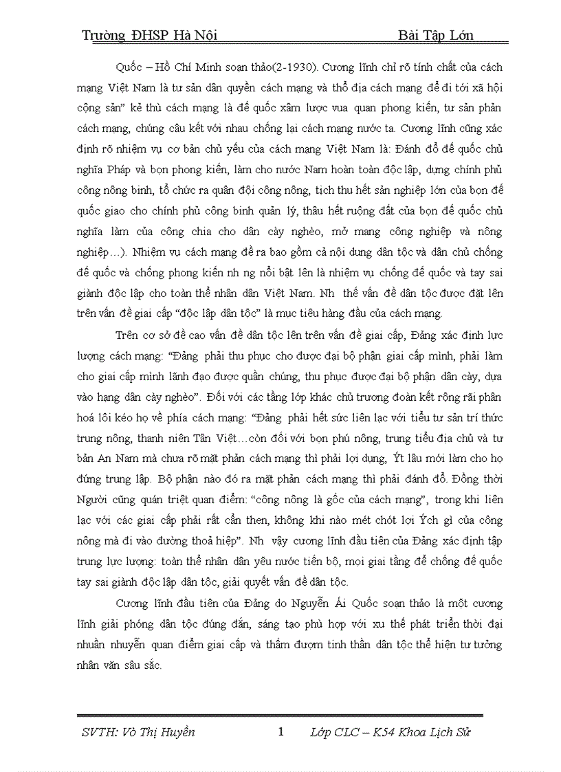 image for page Việc giải quyết mối quan hệ giữa vấn đề dân tộc giai cấp độc lập dân tộc và ruộng đất dân cày trong giai đoạn 1930 1945