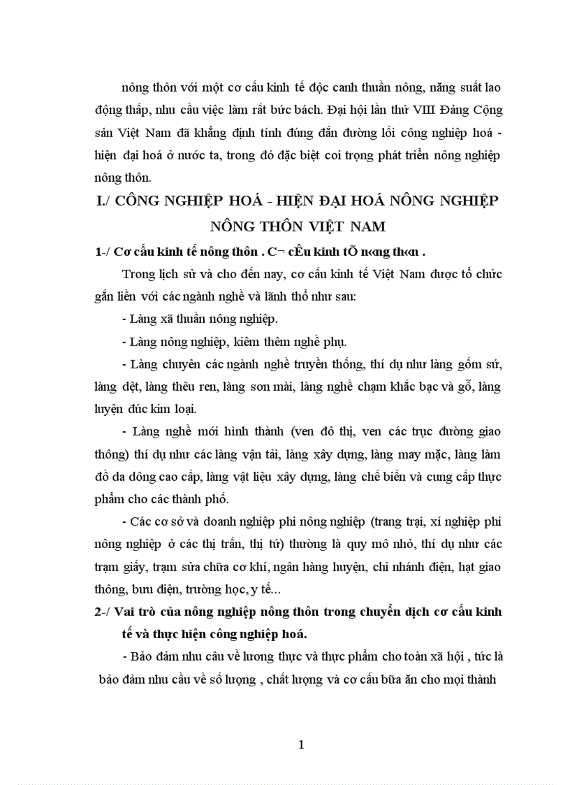 image for page Vận dụng lí luận giá trị sức lao động để chứng minh căn cứ khoa học việc đẩy mạnh Công nghiệp hoá hiện đại hoá nông nghiệp nông thôn của Đảng và trình bày những nội dung chính của đường lối này