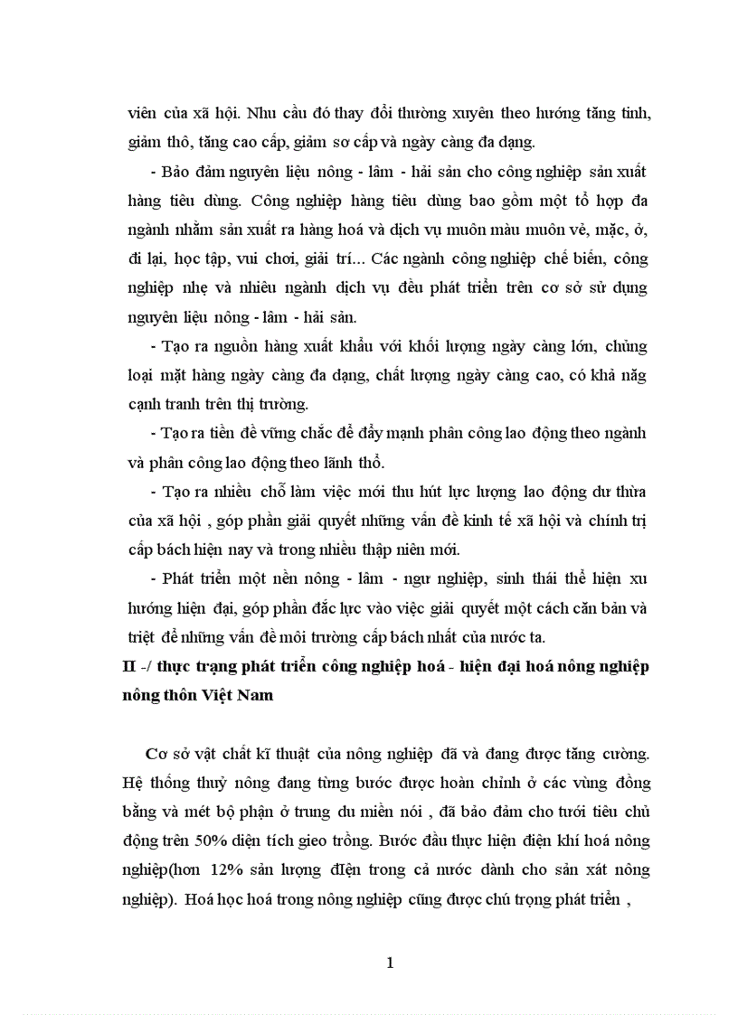 image for page Vận dụng lí luận giá trị sức lao động để chứng minh căn cứ khoa học việc đẩy mạnh Công nghiệp hoá hiện đại hoá nông nghiệp nông thôn của Đảng và trình bày những nội dung chính của đường lối này