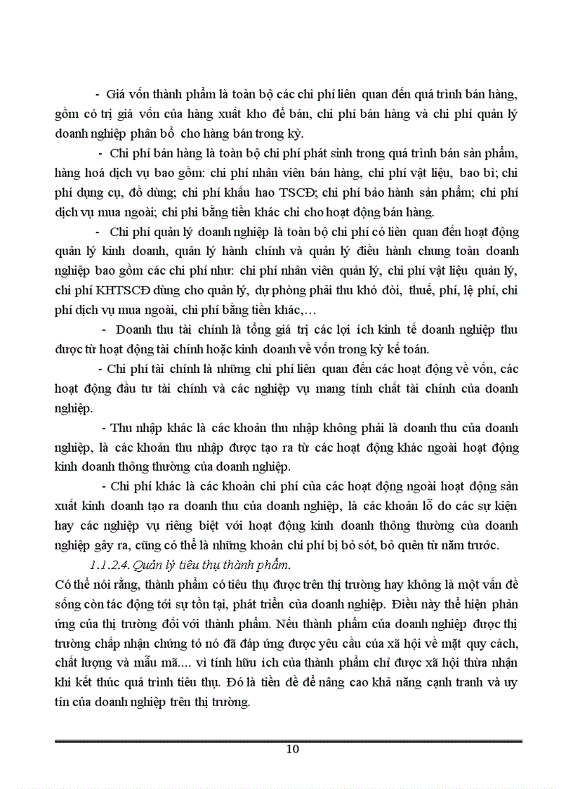 image for page Tổ chức công tác kế toán thành phẩm và tiêu thụ thành phẩm và xác định kết quả tiêu thụ ở công ty cơ khí Hà Nội 1