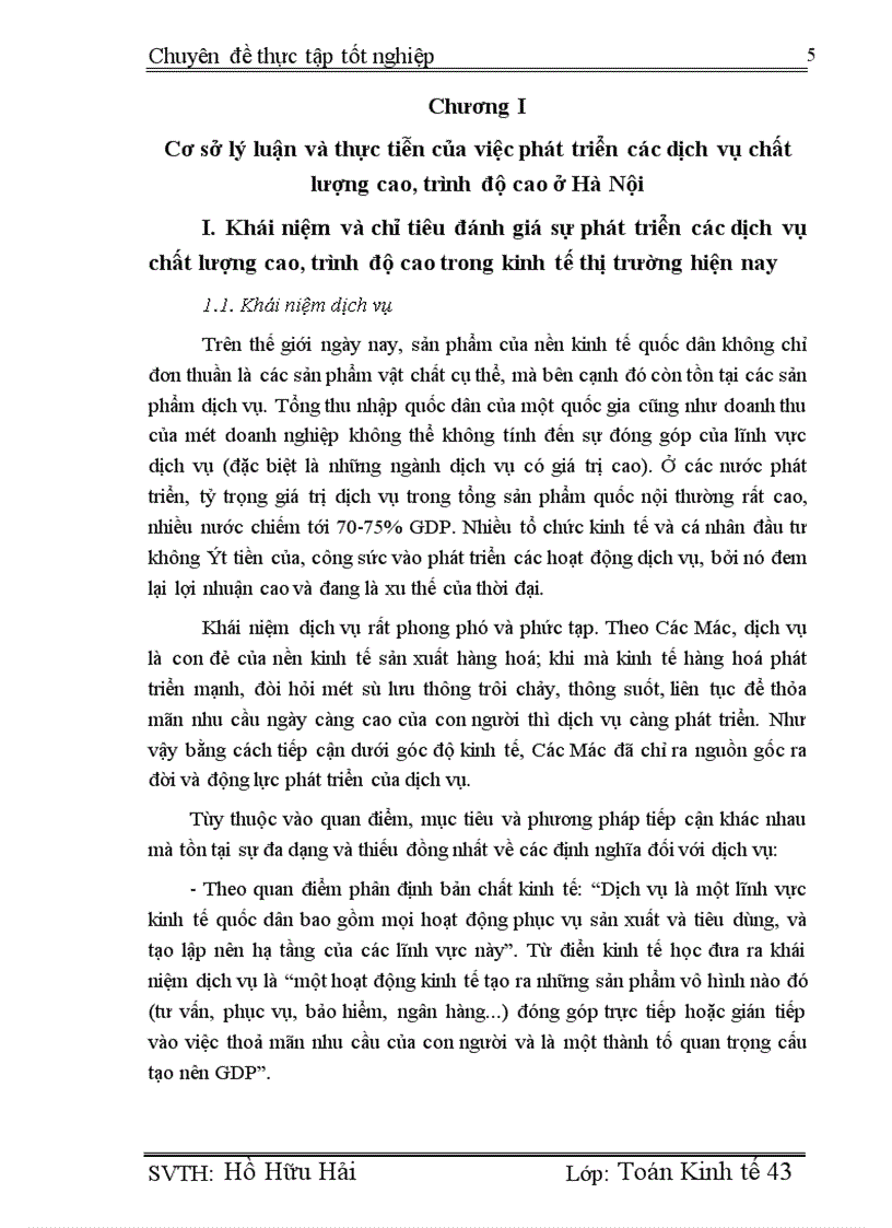 image for page Định hướng và các giải pháp chủ yếu phát triển một số dịch vụ theo hướng trình độ cao và nâng cao chất lượng dịch vụ ở Hà Nội thời gian tới