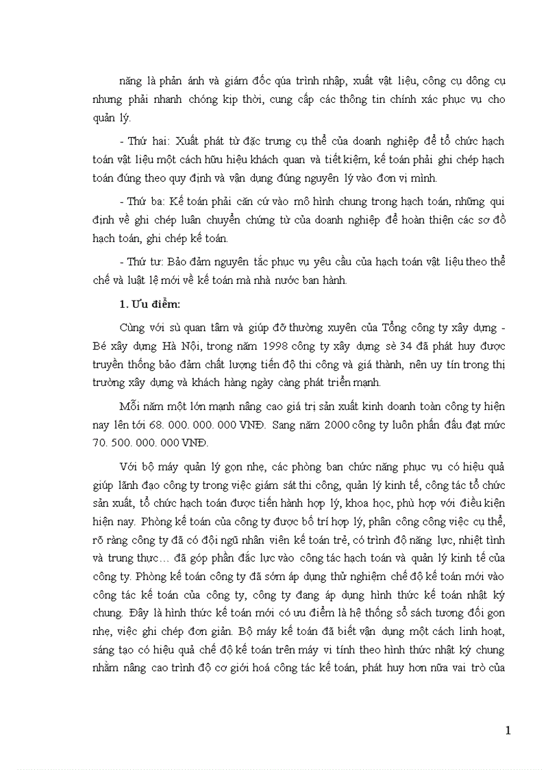 image for page Tổ chức công tác kế toán nguyên vật liệu công cụ dụng cụ ở công ty xây dựng số 34 1
