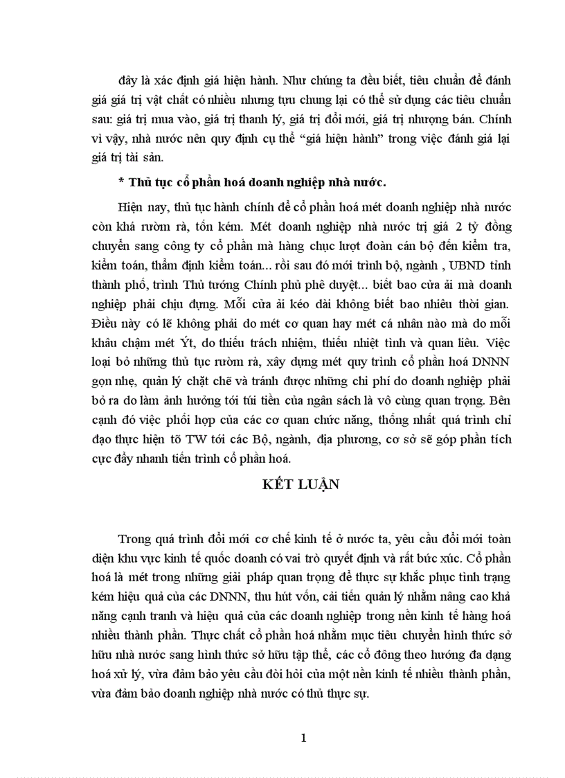 image for page Thực trạng và giải pháp thúc đẩy quá trình cổ phần hoá ở Việt Nam