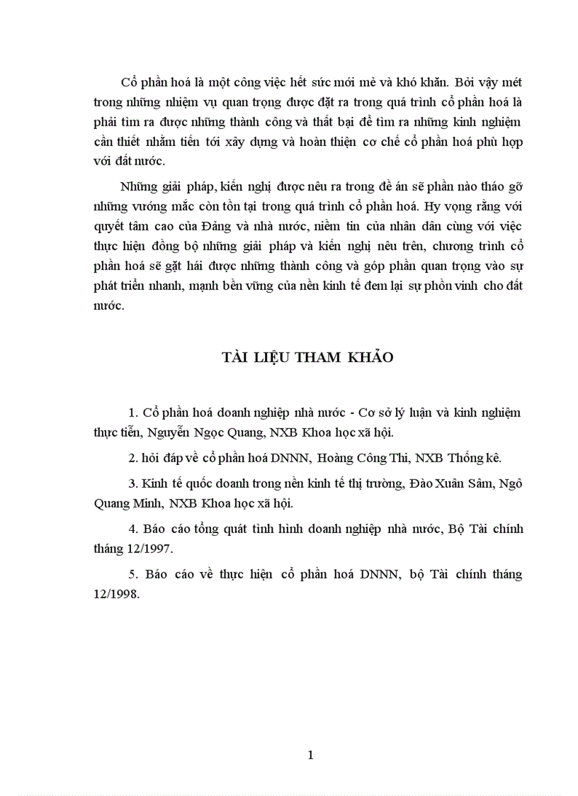 image for page Thực trạng và giải pháp thúc đẩy quá trình cổ phần hoá ở Việt Nam