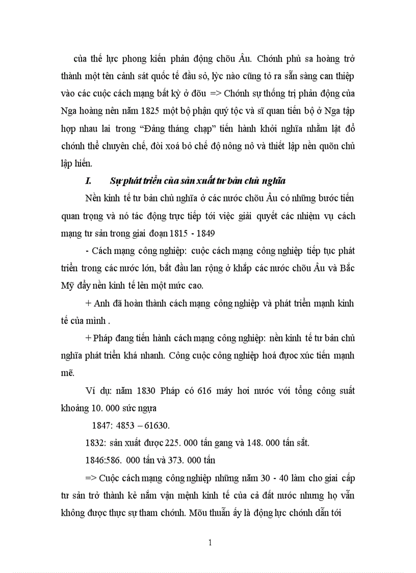 image for page Bối cảnh quốc tế và khu vực giai đoạn 1815 1849