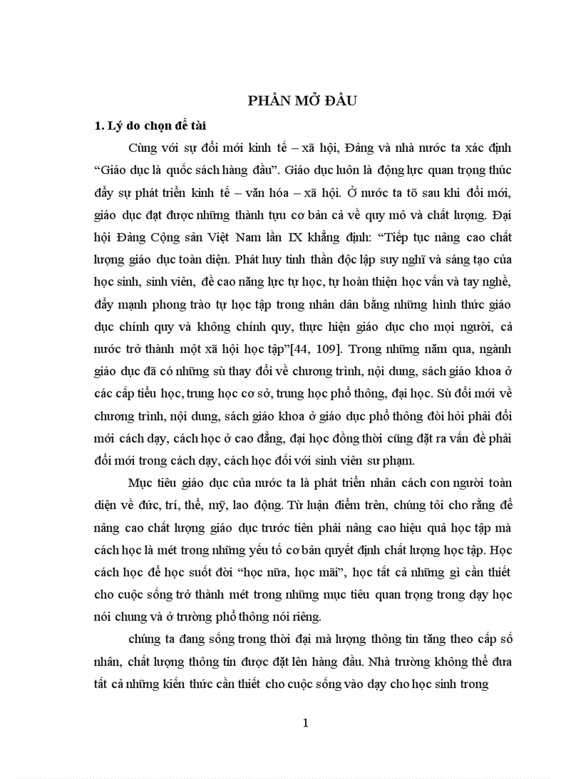 image for page Biện pháp rèn luyện kỹ năng tự học môn Giáo dục học cho sinh viên ở trường Cao đẳng Cần Thơ