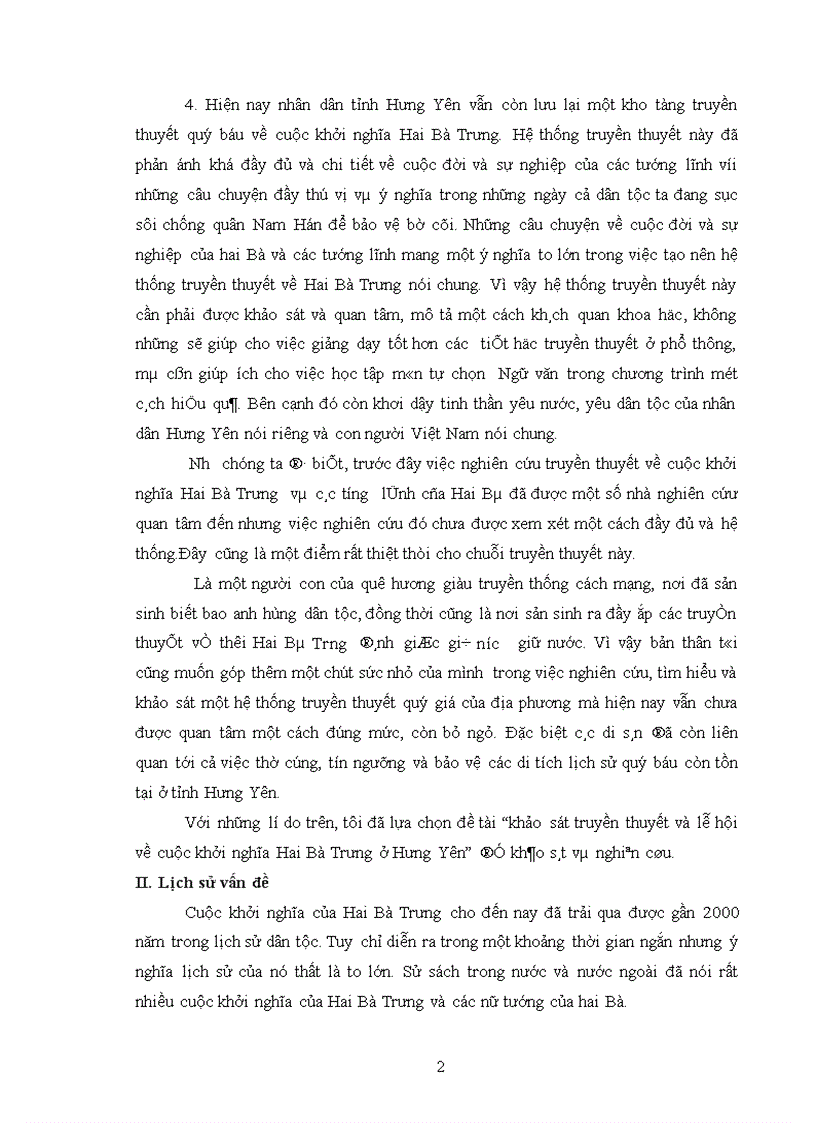 image for page khảo sát truyền thuyết và lễ hội về cuộc khởi nghĩa Hai Bà Trưng ở Hưng Yên