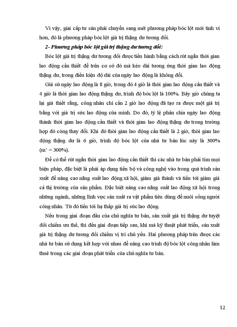 image for page Phân tích bản chất của phạm trù giá trị thặng dư Trong bộ tư bản C Mác đã phân tích như thế nào về phương pháp sản xuất ra giá trị thặng dư