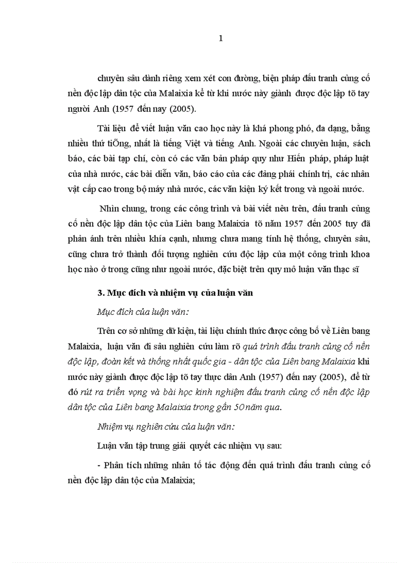 image for page Quá trình đấu tranh củng cố nền độc lập dân tộc của Liên bang Malaixia từ 1957 đến 2005