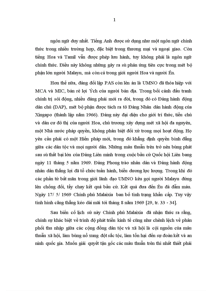 image for page Quá trình đấu tranh củng cố nền độc lập dân tộc của Liên bang Malaixia từ 1957 đến 2005