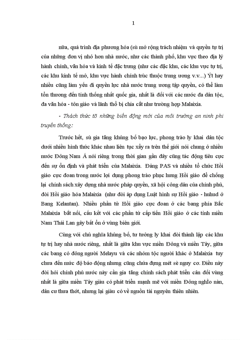 image for page Quá trình đấu tranh củng cố nền độc lập dân tộc của Liên bang Malaixia từ 1957 đến 2005