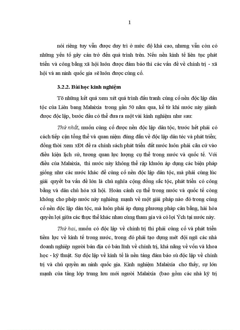 image for page Quá trình đấu tranh củng cố nền độc lập dân tộc của Liên bang Malaixia từ 1957 đến 2005