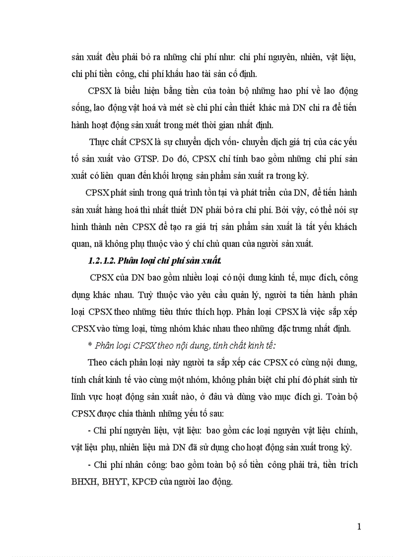 image for page Tổ chức kế toán CPSX và tính GTSP