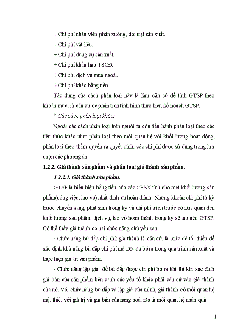 image for page Tổ chức kế toán CPSX và tính GTSP