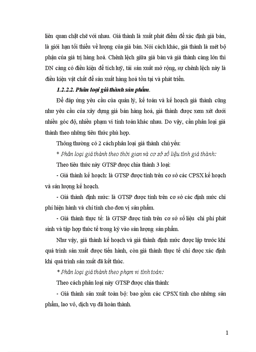 image for page Tổ chức kế toán CPSX và tính GTSP