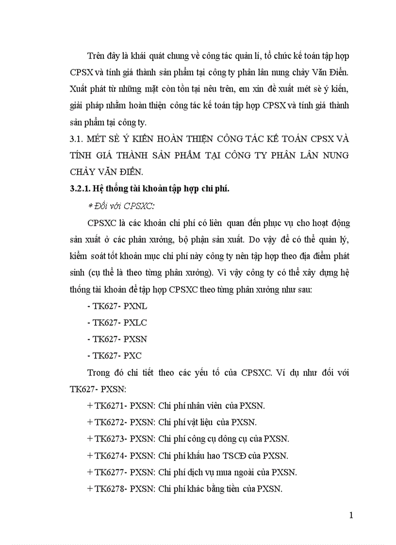 image for page Tổ chức kế toán CPSX và tính GTSP