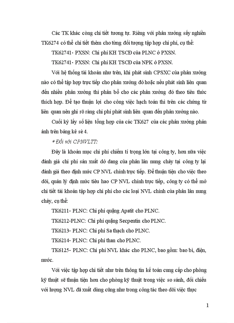 image for page Tổ chức kế toán CPSX và tính GTSP