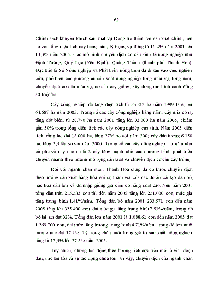 image for page Hoàn thiện chính sách kinh tế phát triển nông nghiệp ở tỉnh Thanh Hóa trong giai đoạn hiện nay