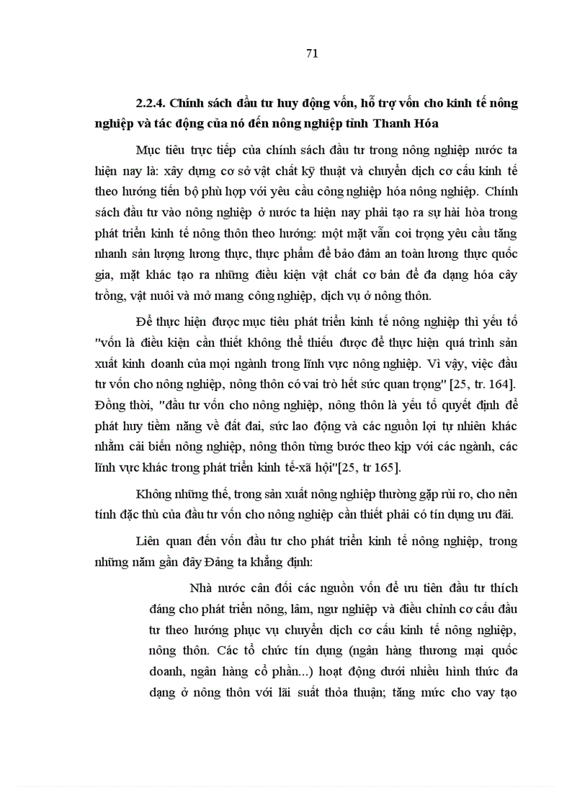 image for page Hoàn thiện chính sách kinh tế phát triển nông nghiệp ở tỉnh Thanh Hóa trong giai đoạn hiện nay