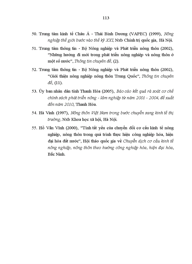 image for page Hoàn thiện chính sách kinh tế phát triển nông nghiệp ở tỉnh Thanh Hóa trong giai đoạn hiện nay