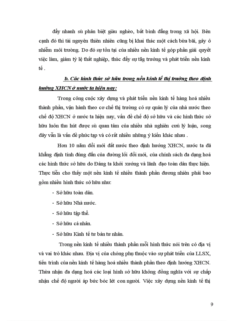 image for page Quan hệ biện chứng giữa sự phát triển của lực lượng sản xuất và sự đa dạng hoá các loại hình sở hữu ở Việt Nam 1