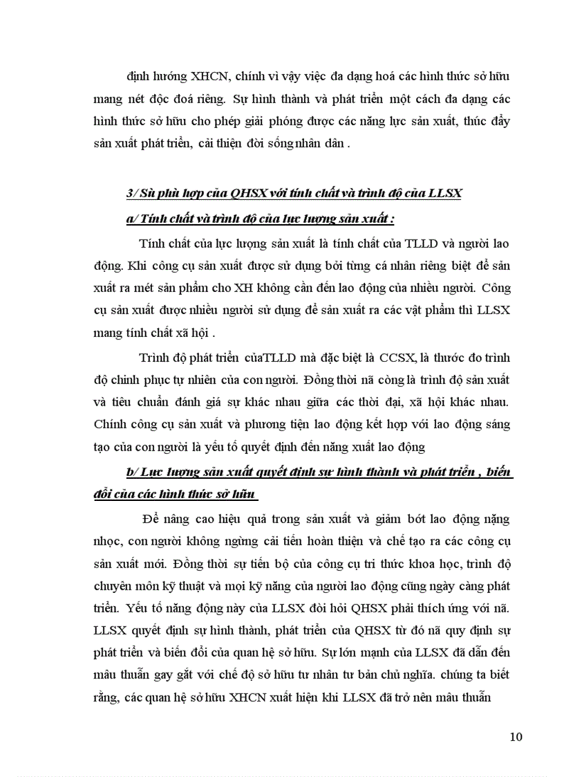 image for page Quan hệ biện chứng giữa sự phát triển của lực lượng sản xuất và sự đa dạng hoá các loại hình sở hữu ở Việt Nam 1