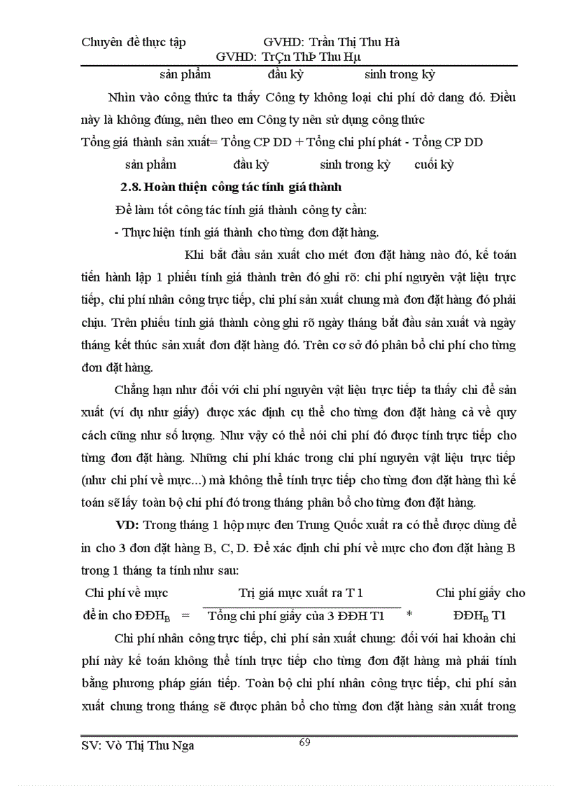 image for page Hoàn thiện Công Tác Kế toán hạch toán chi phí sản xuất và tính giá thành sản phẩm tại Công ty TNHH TM và XNK DVD 1