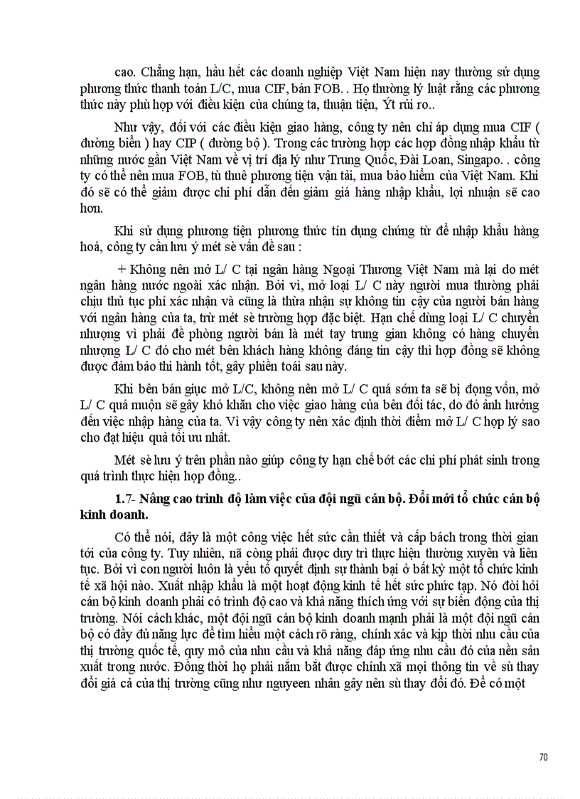 image for page Một số biện pháp nhằm thúc đẩy hoạt động nhập khẩu của công ty kinh doanh và sản xuất vật tư hàng hoá MATECO 1