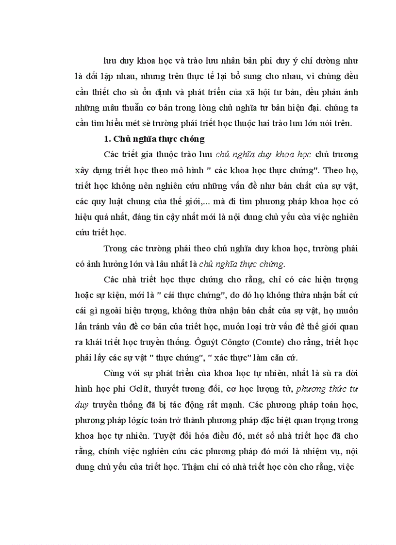 image for page Một số trào lưu triết học phương Tây Hiện đại 1