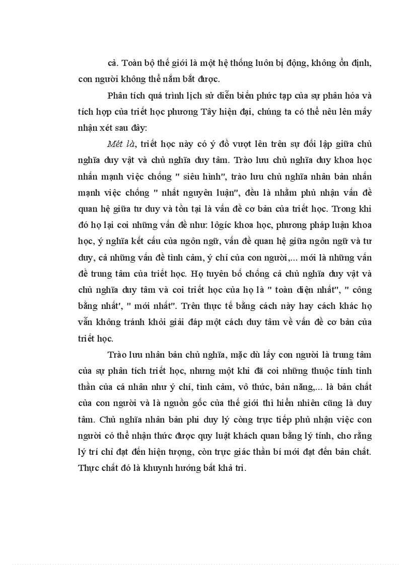 image for page Một số trào lưu triết học phương Tây Hiện đại 1