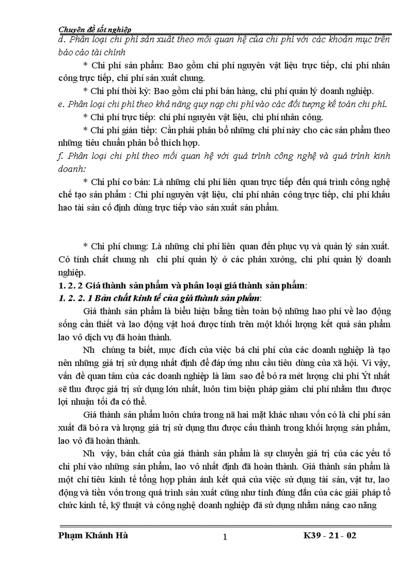 image for page Tổ chức công tác kế toán tập hợp chi phí sản xuất và tính giá thành sản phẩm ở công ty TNHH Hùng Hưng 1