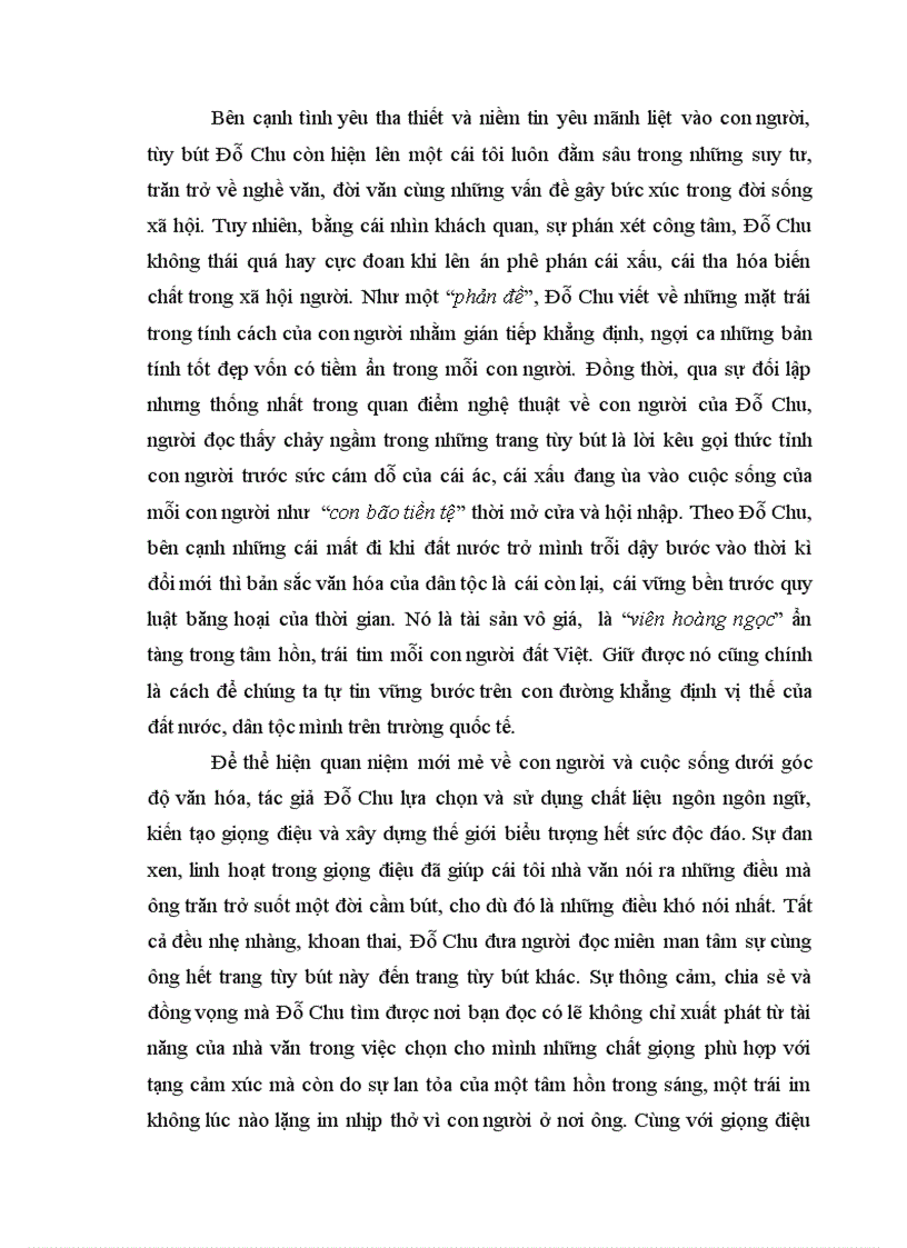 image for page Hình tượng cái tôi văn hóa trong tùy bút Đỗ Chu