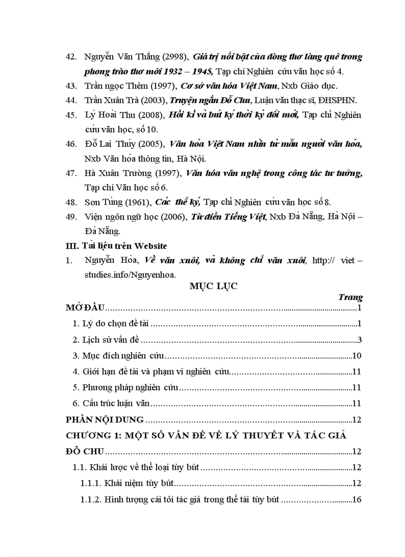 image for page Hình tượng cái tôi văn hóa trong tùy bút Đỗ Chu