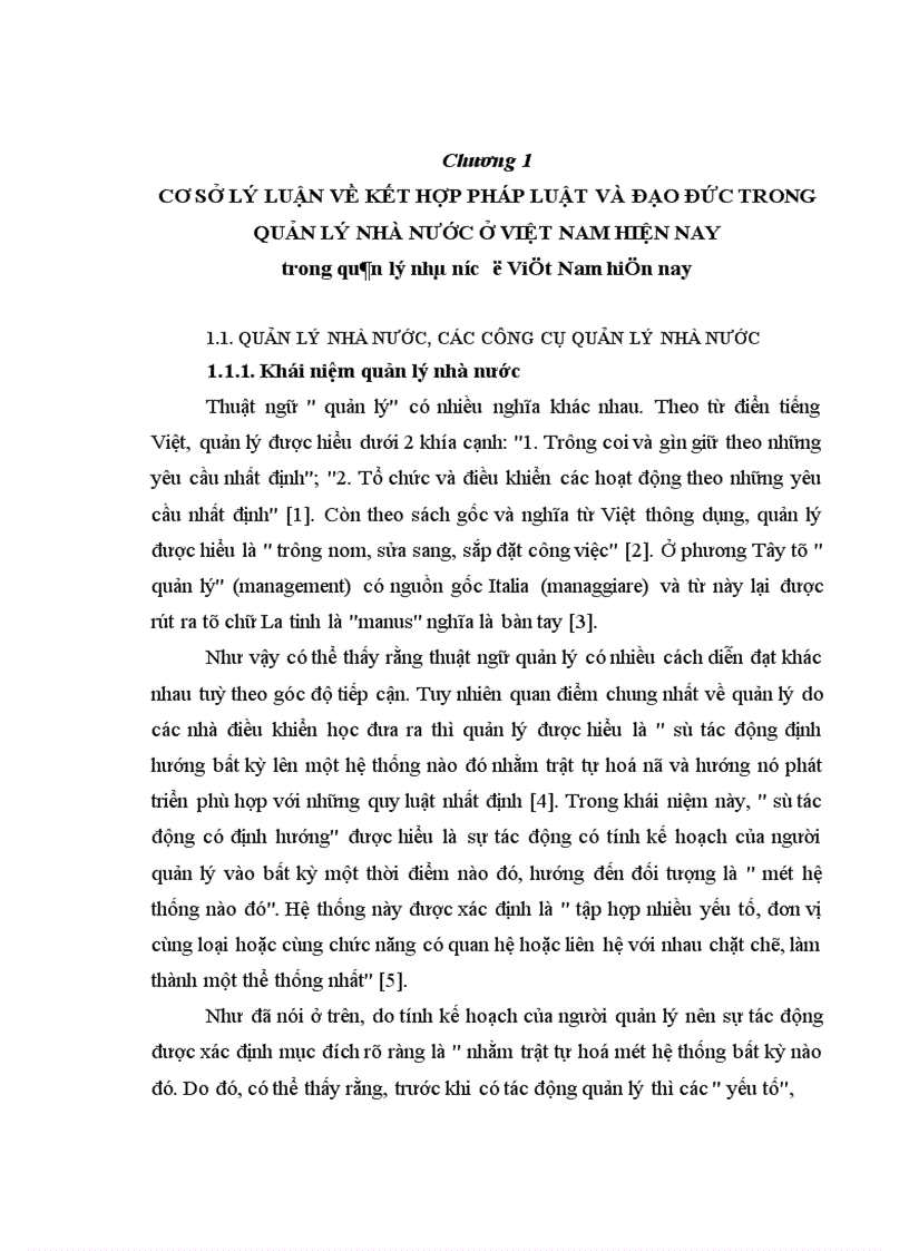 cơ sở lý luận về kết hợp pháp luật và đạo đức trong quản lý nhà nước ở việt nam hiện nay