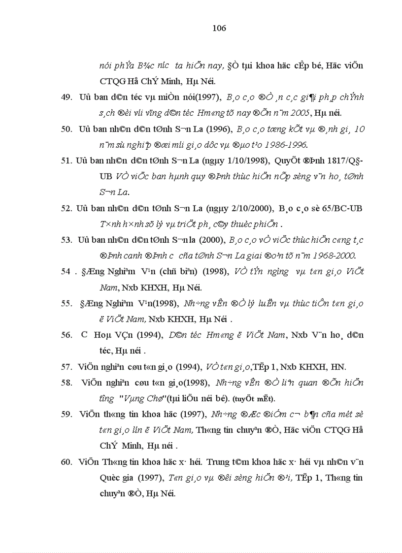 image for page Quá trình xâm nhập và ảnh hưởng của đạo Tin lành ở một số vùng đồng bào Hmông tỉnh Sơn La Thực trạng và giải pháp