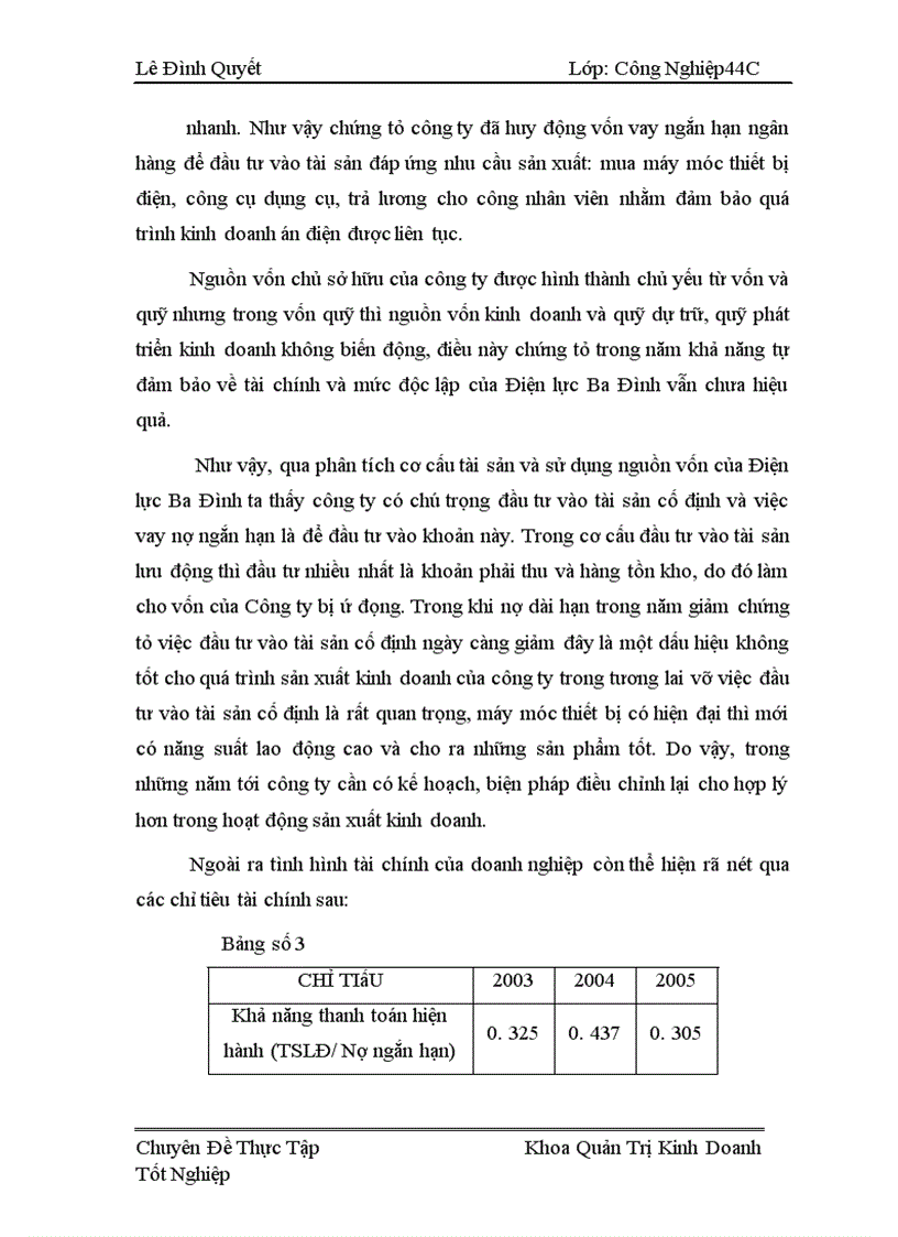 image for page Giải pháp nâng cao hiệu quả quả lý sử dụng vốn của Công ty Điện lực Ba Đình 1