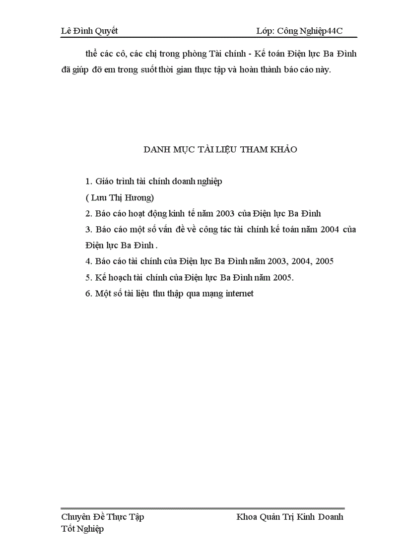 image for page Giải pháp nâng cao hiệu quả quả lý sử dụng vốn của Công ty Điện lực Ba Đình 1