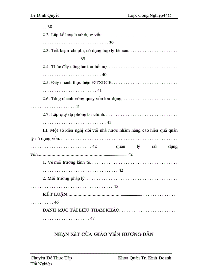 image for page Giải pháp nâng cao hiệu quả quả lý sử dụng vốn của Công ty Điện lực Ba Đình 1