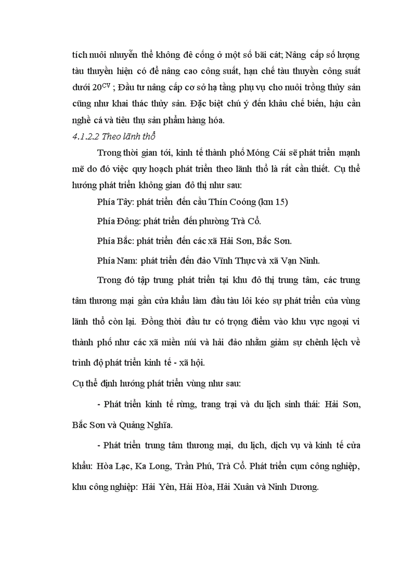 image for page Kinh tế Móng Cái trong thời kỳ đổi mới