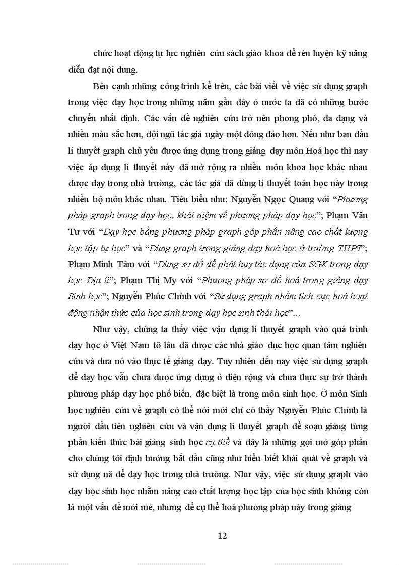 image for page Nâng cao hiệu quả dạy học giải phẫu sinh lí người ở THCS bằng áp dụng phương pháp Graph