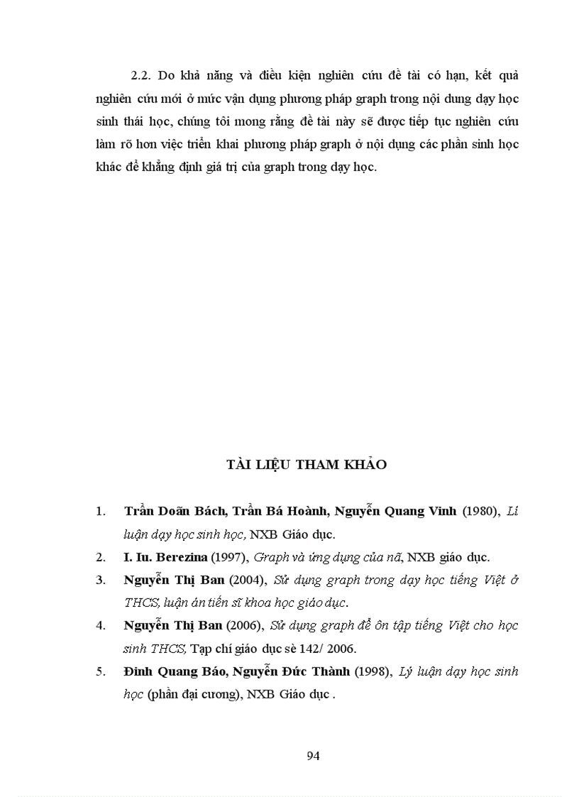 image for page Nâng cao hiệu quả dạy học giải phẫu sinh lí người ở THCS bằng áp dụng phương pháp Graph