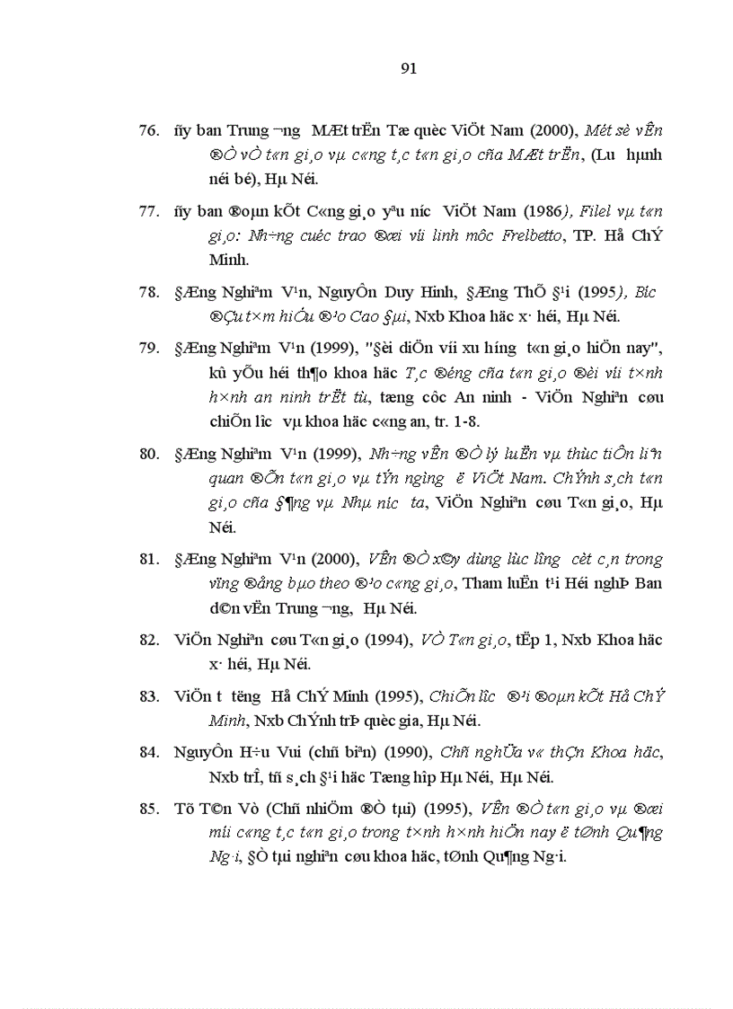 image for page Công tác vận động quần chúng theo đạo Thiên chúa ở miền Bắc nước ta hiện nay