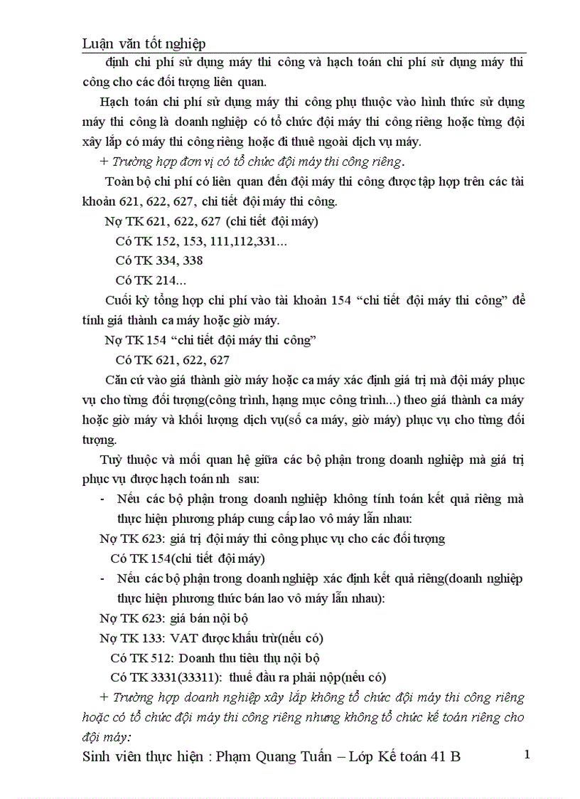 image for page Công tác hạch toán chi phí sản xuất và tính giá thành sản phẩm xây lắp tại xí nghiệp Sông Đà 206 1