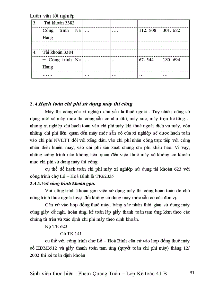 image for page Công tác hạch toán chi phí sản xuất và tính giá thành sản phẩm xây lắp tại xí nghiệp Sông Đà 206 1