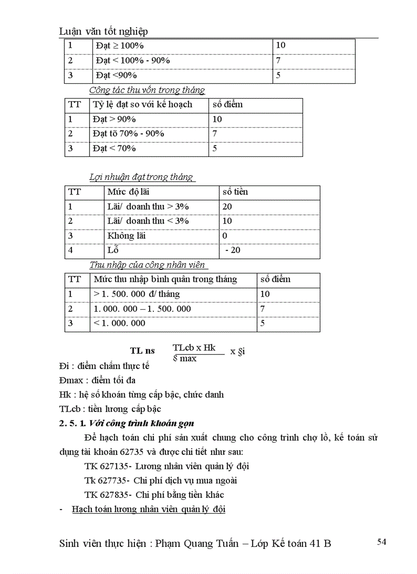 image for page Công tác hạch toán chi phí sản xuất và tính giá thành sản phẩm xây lắp tại xí nghiệp Sông Đà 206 1