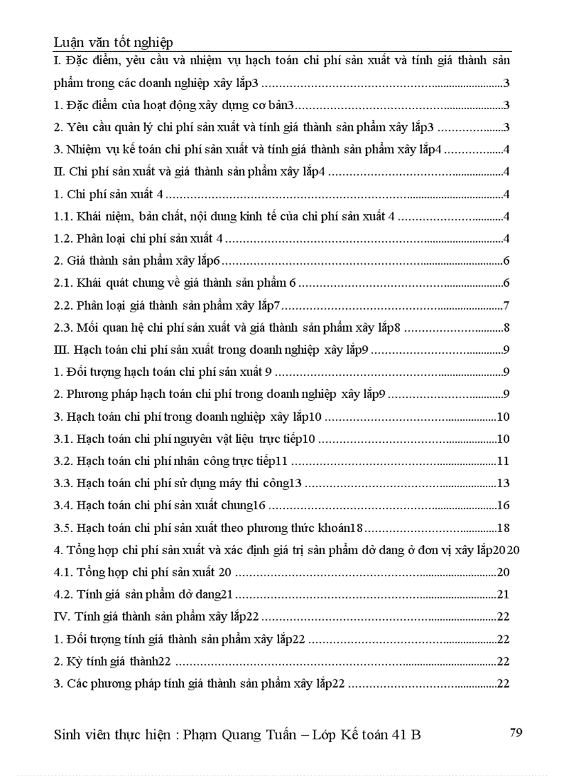 image for page Công tác hạch toán chi phí sản xuất và tính giá thành sản phẩm xây lắp tại xí nghiệp Sông Đà 206 1