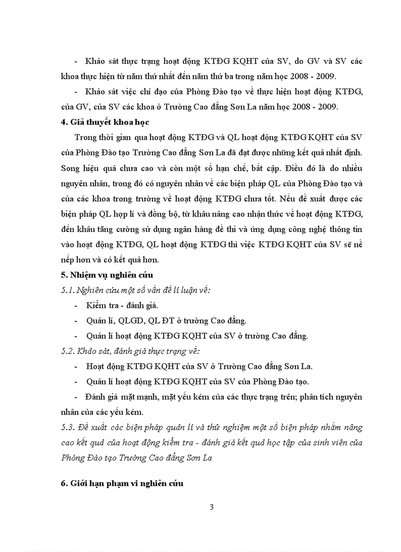 image for page Biện pháp quản lí của Phòng Đào tạo về hoạt động kiểm tra đánh giá kết quả học tập của sinh viên ở Trường Cao đẳng Sơn La 1