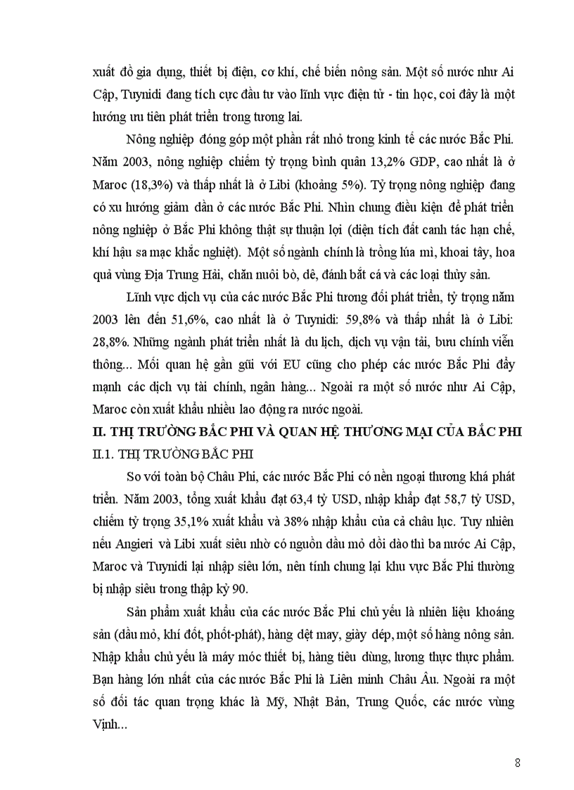 image for page Xuất khẩu của Việt Nam sang các nước Bắc Phi thực trạng và giải pháp 1