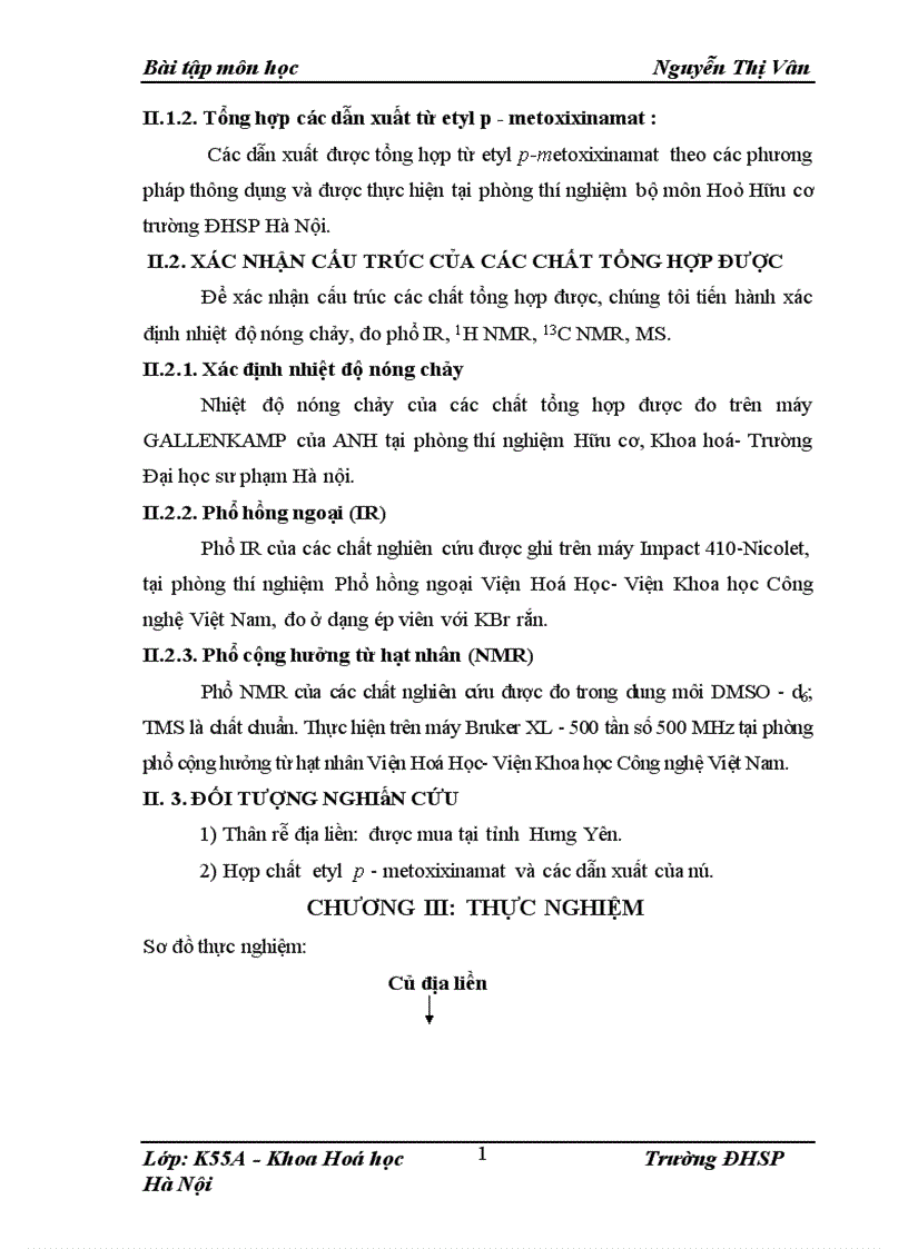 image for page Tách và chuyển hoá etyl p metoxixinamat thành một số dẫn xuất chứa nitơ