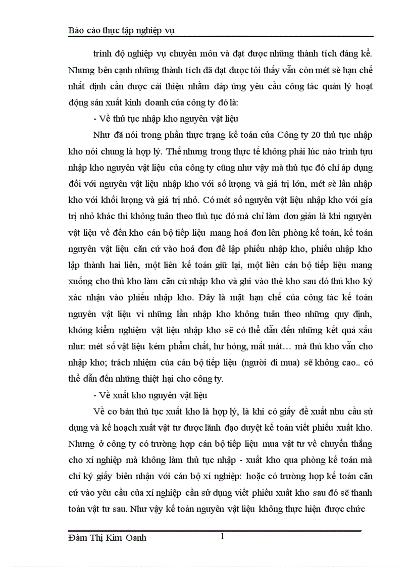 image for page Tổ chức kế toán nguyên vật liệu ở Công ty 20 Tổng cục Hậu cần Bộ Quốc phòng 1